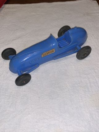 Vintage Aurora Processed Plastics Blue 500 Special Indy Race Car
