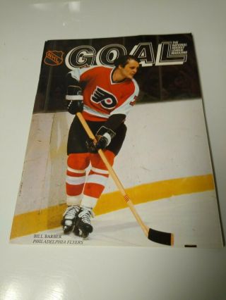 1982 Philadelphia Flyers Vs.  Pittsburgh Penguins Program Bill Barber Cover