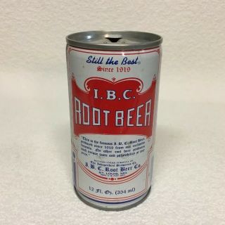 Vintage I.  B.  C.  Root Beer Soda Pop Can Steel T/o St.  Louis Hazelwood Mo.  Ibc