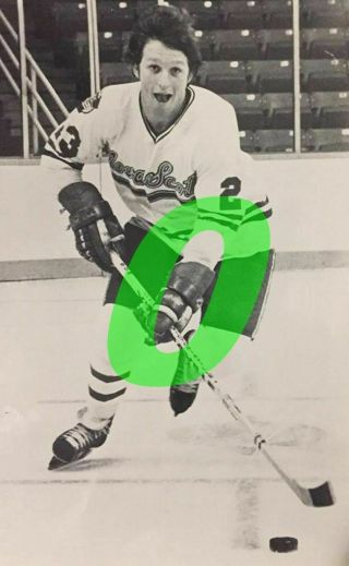 Nova Scotia Voyageurs Ron Wilson Hockey Reprint Media Photo