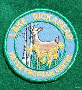 Vintage Girl Scout Camp Patch - Lake Rickabear - Meyer Program Center
