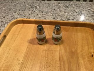 Vintage Corning Ware “spice Of Life” Salt And Pepper Shakers