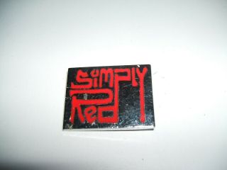 Vintage Simply Red Badge