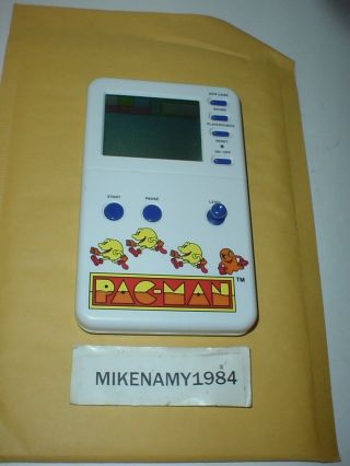 Vintage 1980 Pac - Man Handheld Lcd Video Game Classic Namco Pacman 80s