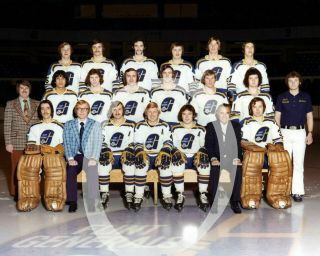1974 - 75 Ihl Flint Generals Hockey Reprint Team Photo