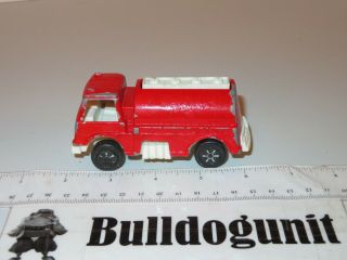 Vintage Tootsietoy Fire Extinguisher Truck Tanker Diecast Car Tootsie Toy 70’s