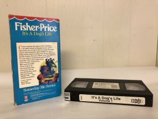 Fisher Price It’s A Dog’s Life VHS Tape 1988 High Tops Video Vintage Volume 1 3