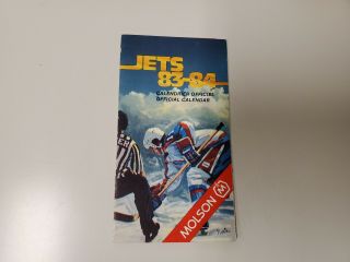 Rs20 Sherbrooke Jets 1983/84 Minor Hockey Pocket Schedule - Molson
