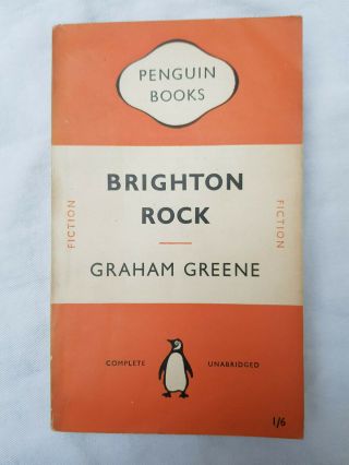 Vintage Penguin Pb - Brighton Rock By Graham Greene - 1951