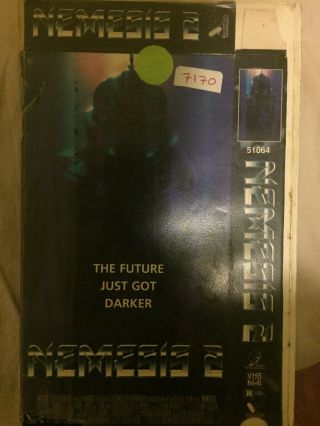 Nemesis 2 Vhs Rare Cult Sci - Fi Vtg Albert Pyun 90s