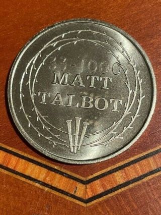 Vintage 1976 Matt Talbot Individual Retreat Coin " But For The Grace Of God "