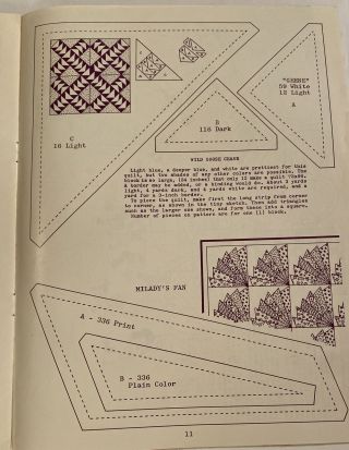 Vintage Aunt Martha’s Easy Quilts Patterns & Directions 3