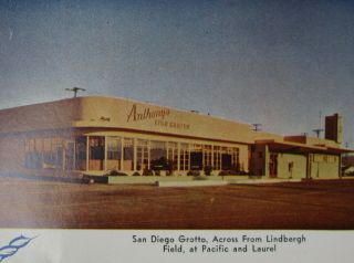 Vintage Anthony’s Fish Grotto Seafood Restaurant Menu San Diego Ca 1957