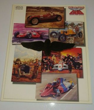 Official 1992 Indy 500 Racing Program Al Unser Jr Indy 500 Race Winner