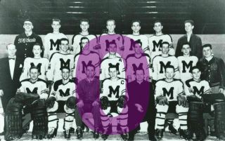 1952 - 53 Oha St.  Michaels College Reprint Hockey Team Photo