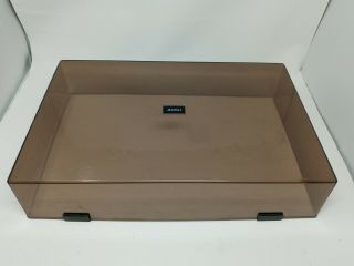 Vintage Fisher MC 4022 Stereo Turntable Dust Cover w/ Smoke Amber Tint 2