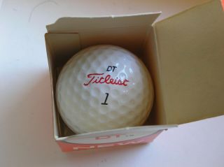 Vintage Titleist Dt 90 Golf Ball - Single Box Ball -