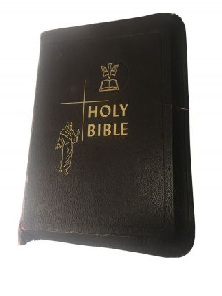 Holy Bible,  Holy Family Edition Of The Catholic Bible 1950 Vintage B95