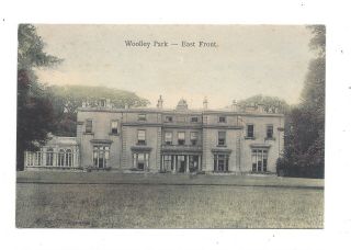 Vintage Postcard Woolley Park - East Front,  Oxfordshire.  Unposted