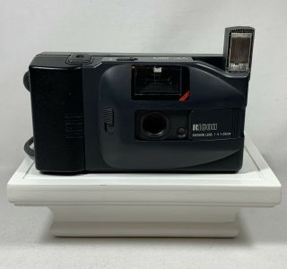 Vintage Ricoh Yf - 20 Date 35mm Film Point And Shoot Camera Black A4