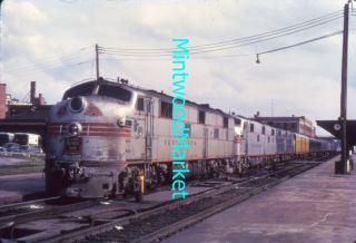 Railroad Slide Cb&q Emd E7a 9921b Passenger Train Chicago Burlington & Quincy E7