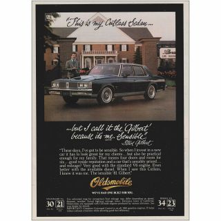 1981 Oldsmobile Cutlass: I Call It The Gilbert Vintage Print Ad