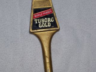Vintage Tuborg Gold Beer Tap Handle - - - - - Plastic