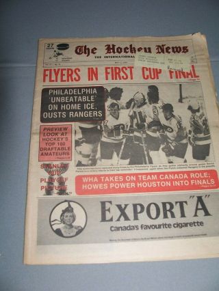 The Hockey News - May 17,  1974 - Philadelphia Flyers On Cover