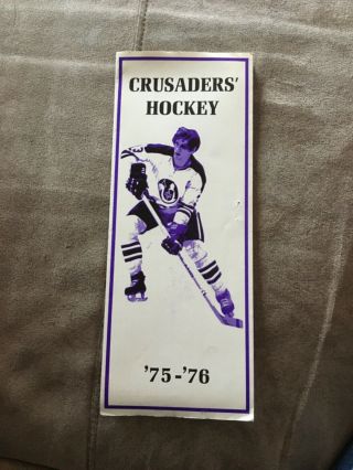 Cleveland Crusaders Wha 1975 76 Hockey Season Info Ticket Paul Shmyr Bobby Hull