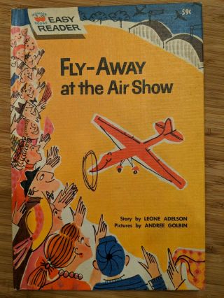 Fly Away At The Air Show By Leone Adelson 1962 Wonder Books Easy Reader