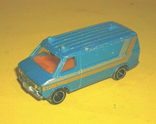 ⭐ Vintage Tomy Tomica No.  F22 Blue Chevrolet Chevy Van - Made In Japan