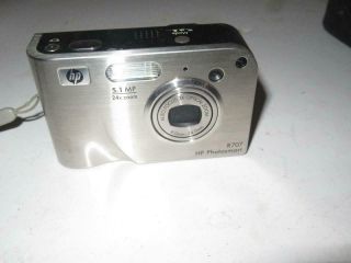 Vintage Camera - Hp Photosmart R707 Camera - 24x Zoom - Good - G15