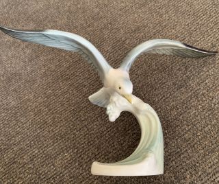 Vintage Goebel Seagull Silver Gull Bird Figurine Cv - 76 Made In Germany