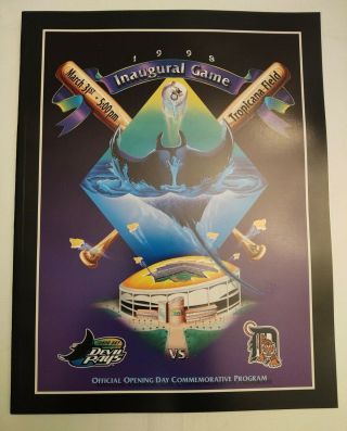 Tampa Bay Devil Rays 1998 Inaugural Game Program