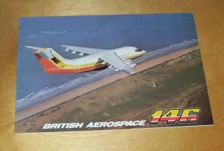 British Aerospace 146 - 100 - 200 Airliner Brochure August 1982 Tsh 5973 Bae 146