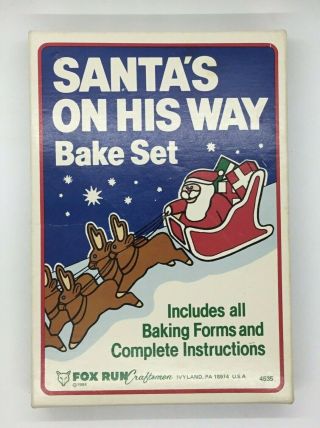 Christmas Cookie Cutters Vintage " Santa 