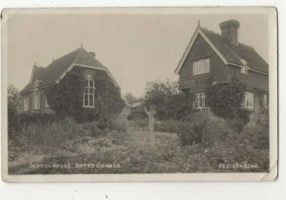 School House Batts Corner Farnham Surrey Vintage Rp Postcard Jessup 333c