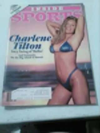 " Charlene Tilton " Inside Sports Swimsuit Issue Feb 1989