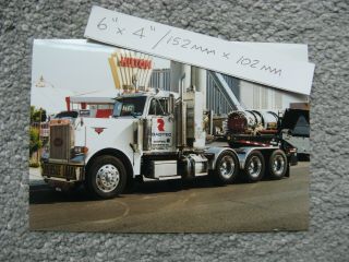 150x100mm.  Peterbilt 379 8x4 Heavy Hauling Hauler American Truck Photo