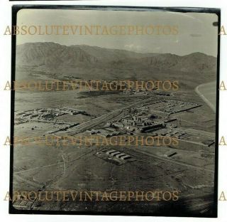 Raf Aerial Photograph Army Base North West Frontier Fort Vintage C.  1930