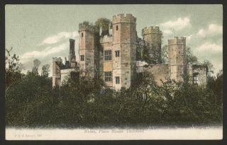 Hampshire.  Titchfield.  Ruins Place House.  1904 Vintage Fgo Stuart Postcard 121