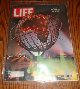 Vintage Life Magazines May 1,  1964 York World 