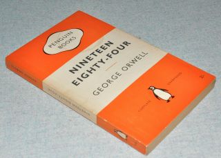 George Orwell,  Nineteen Eighty - Four (vintage Penguin Orange,  1955)