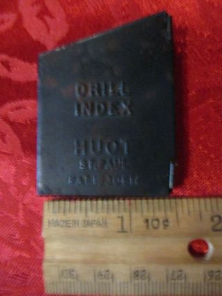 Vintage Huot Mini Drill Index 20 Piece Drill Set (13 Bits Present) Made In Usa