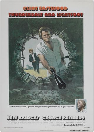 Thunderbolt and Lightfoot Clint Eastwood Vintage Classic Movie Poster Art Print 2