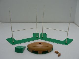Subbuteo Vintage Rugby,  Goal Posts And Bases,  Scrummer,  Balls.