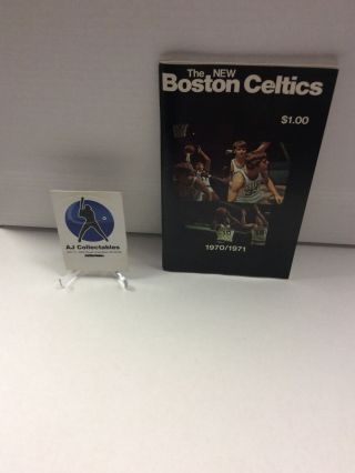 Boston Celtics Rare Vintage Program 1970/71 Nba