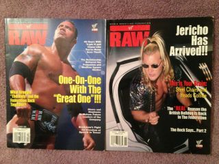 Wwf Raw Magazines October 1999,  November 1999