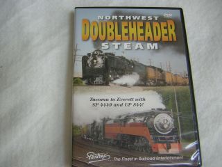 Pentrex Dvd Video " Northwest Doubleheader Steam " In Washington Sp 4449 Up 844