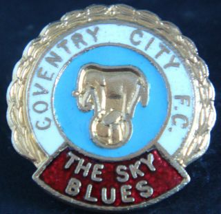 Coventry City Fc Vintage Badge Maker Coffer N 